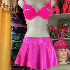 NEW Neon Hot Pink RAVE Skirt